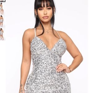 Sequin mini dress